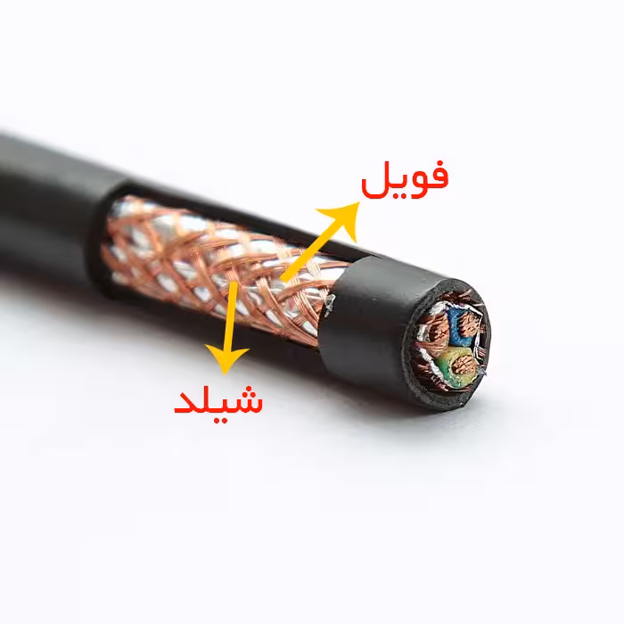 کابل شیلددار سایز 1*2 (NYSLY) لینکو