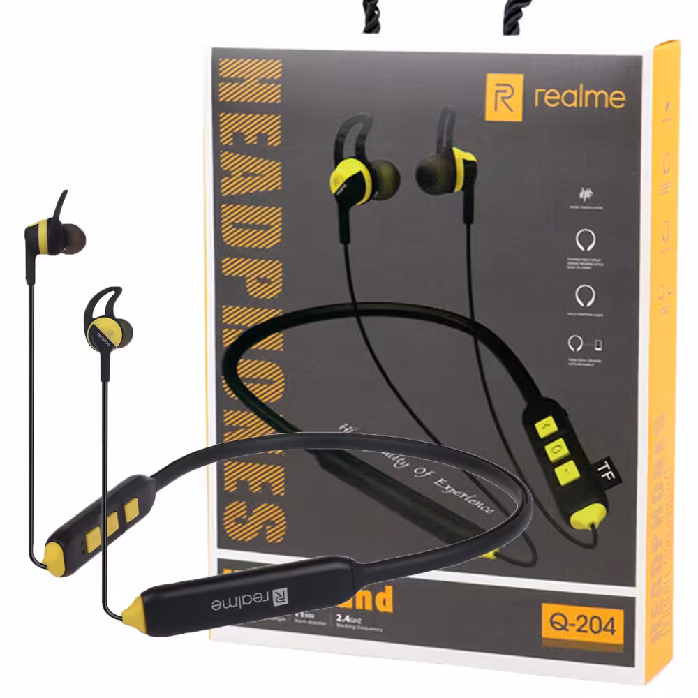 هندزفری بلوتوث گردنی رم خور ریلمی مدل Q-204