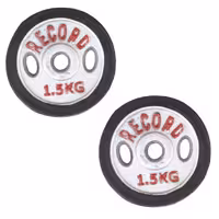 وزنه دمبل رکورد کد 1621 وزن 1.5 کیلوگرم بسته 2 عددی