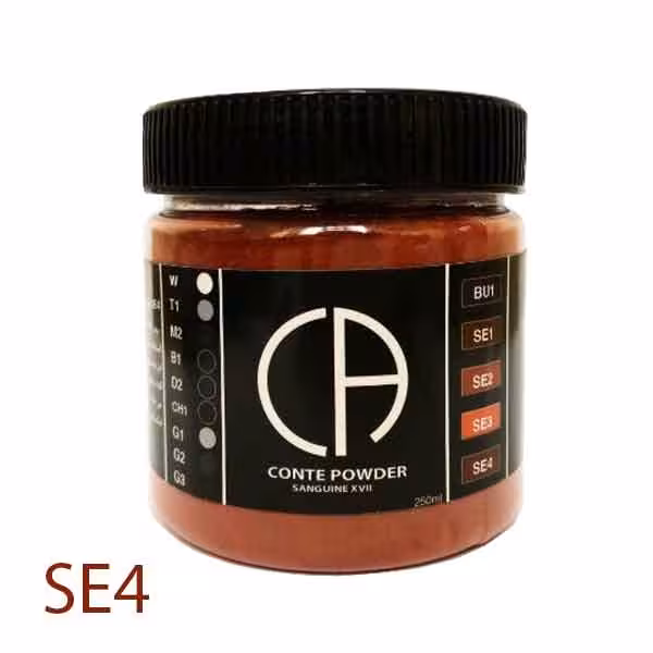 پودر کنته قهوه ای مایل به قرمز کلارک SE4