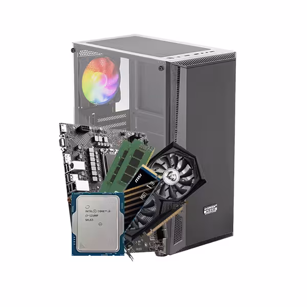 کیس آماده گیمینگ دیاتل مدل DIATELL MSI i3-12100F RTX3050 16GB 1TB SSD با قابلیت ارتقا