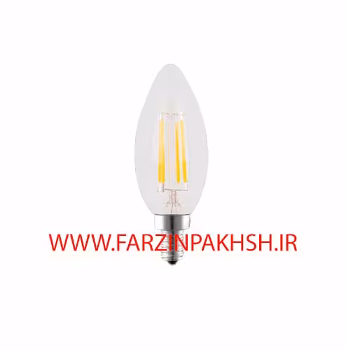 لامپ LED شمعی 6 وات فیلامنتی رویالوکس(پارس شعاع)پایه E14 مدل 4164