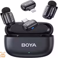 میکروفون یقه ای بویا Boya Mini 12 Combo Black
