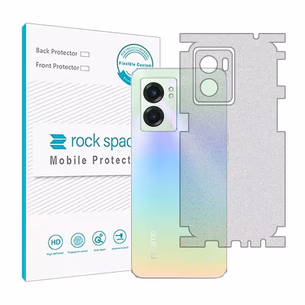 گلس محافظ پشت گوشی ریلمی V23 مدل نانو هیدروژل مات برند راک اسپیس کد 26274M