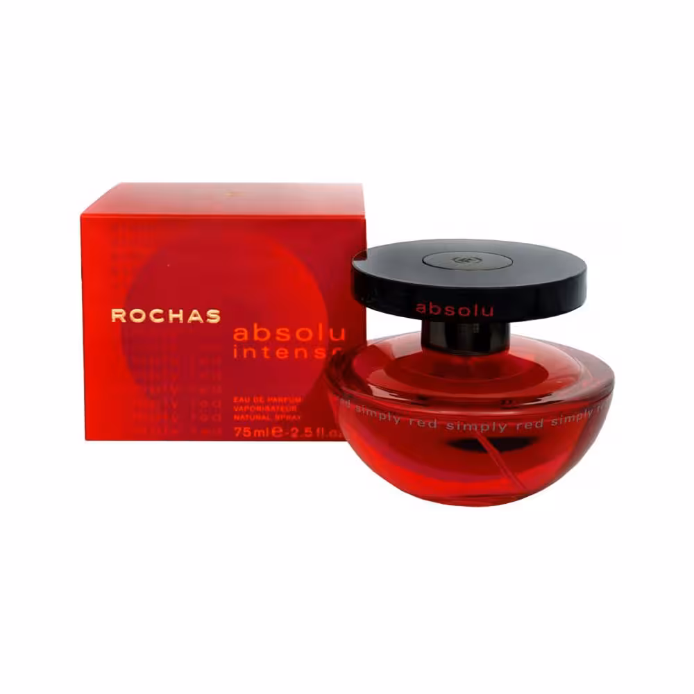 عطر و ادکلن زنانه روشاس آبسولو اینتنس سیمپلی رد ادوپرفیوم ROCHAS ABSOLU INTENSE SIMPLY RED EDP FOR WOMEN