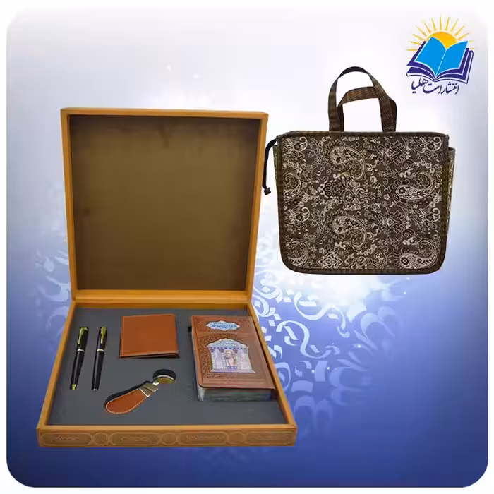 ست  حافظ پالتويی با جاكارتی و جاسوييچی چرم طبيعی و خودكار و روان نويس (كد 90262)