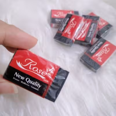 پاک کن رز رنگ مشکی پک 5 عددی