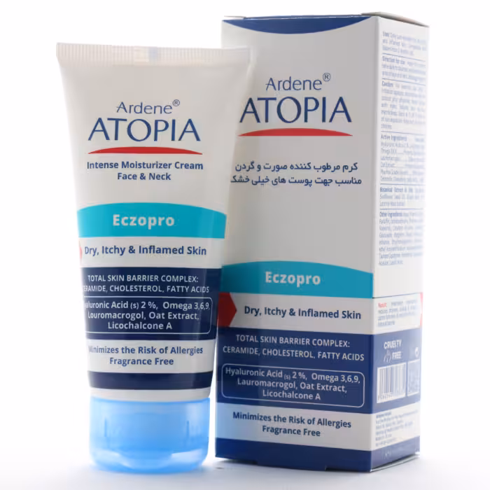 کرم مرطوب کننده صورت و گردن اگزوپرو آردن آتوپیا - دارونت