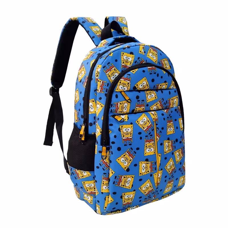 کوله پشتی مدرسه مدل باب اسفنجی | کالا مکس