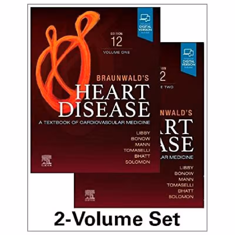 کتاب (Braunwald’s Heart Disease 2021 (12th Edition نسخه چاپی سه جلدی