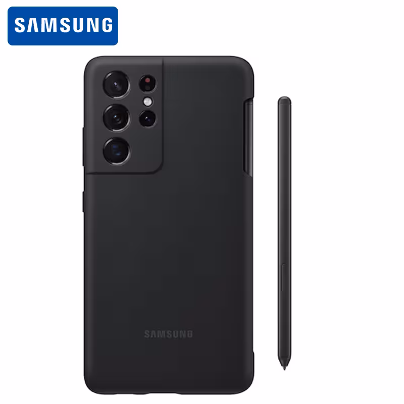 قاب سیلیکونی اصلی سامسونگ Samsung Galaxy S21 Ultra همراه با قلم S Pen