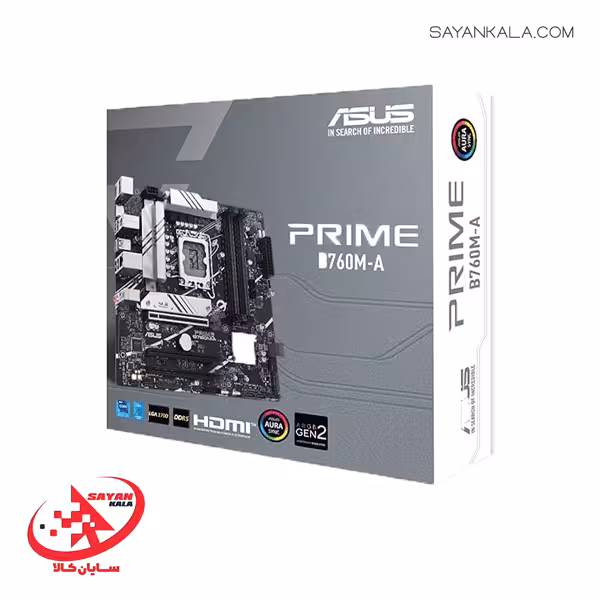 مادربرد ایسوس مدل MOTHERBOARD ASUS B760M A DDR5