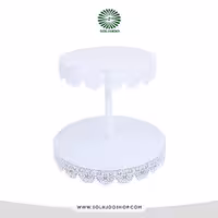 استند کاپ کیک 2 طبقه صفحه فلزی