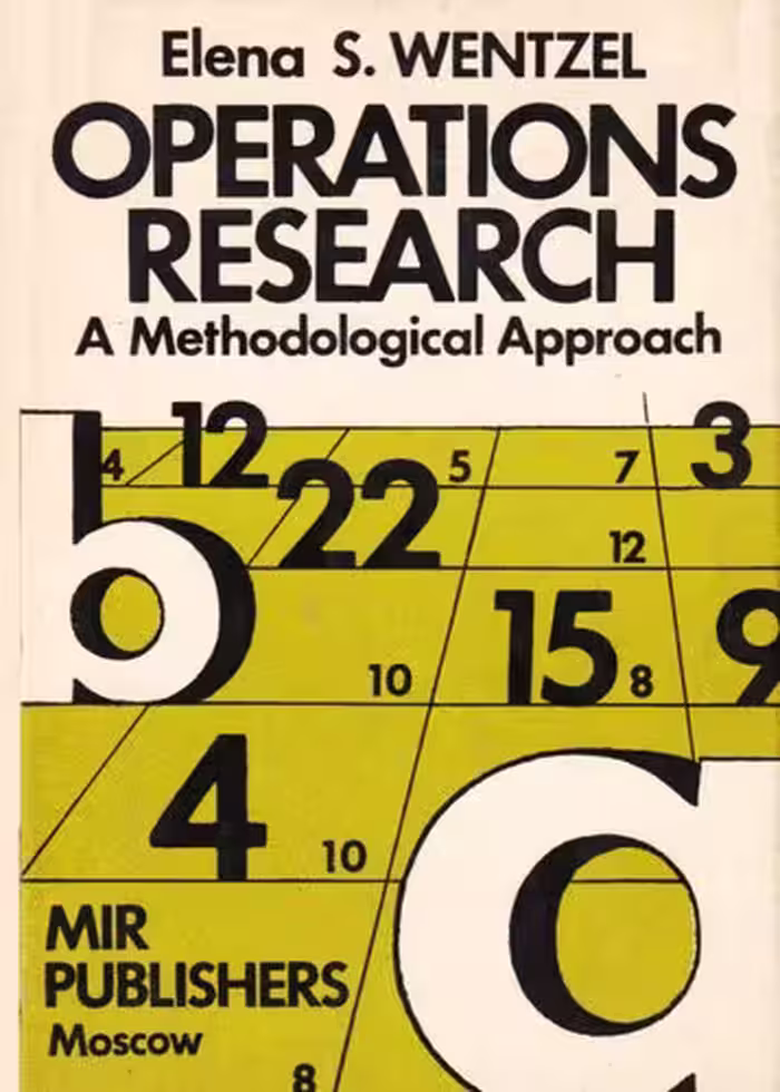 خرید و دانلود نسخه کامل کتاب Operations Research: A Methodological Research