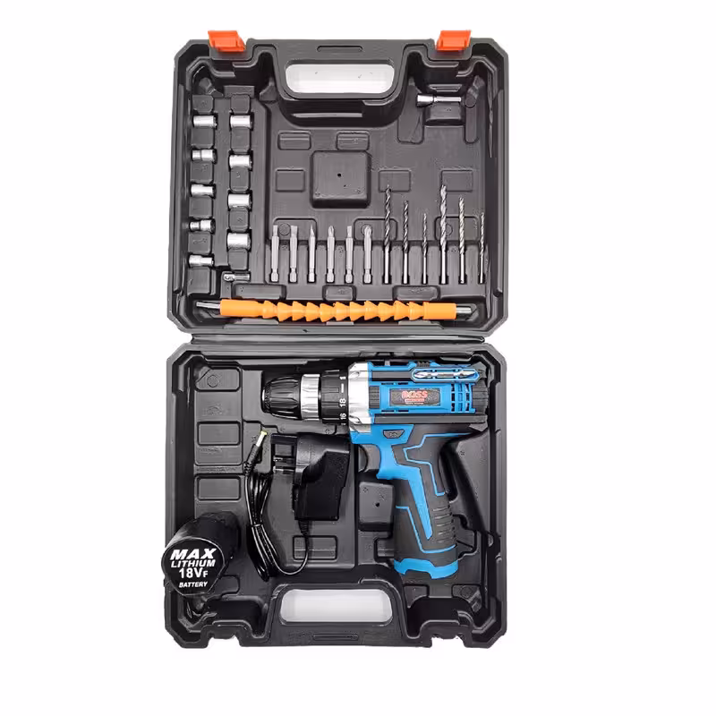 مجموعه 23 عددی دریل پیچ گوشتی شارژی باس مدل LIFE_STYLE | کالا مکس