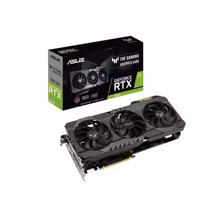 کارت گرافیک ایسوس مدل TUF RTX3070 O8G GAMING حافظه 8 گیگابایت