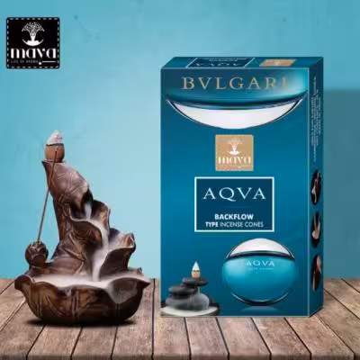 عود خوشبو کننده آبشاری مایا maya مدل آکوا بلگاری ( آکوا بولگاری ) Bvlgari Aqva