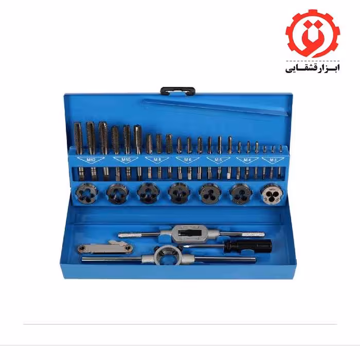 ست جعبه حدیده و قلاویز 32 پارچه آلاتا مدل HSS-E