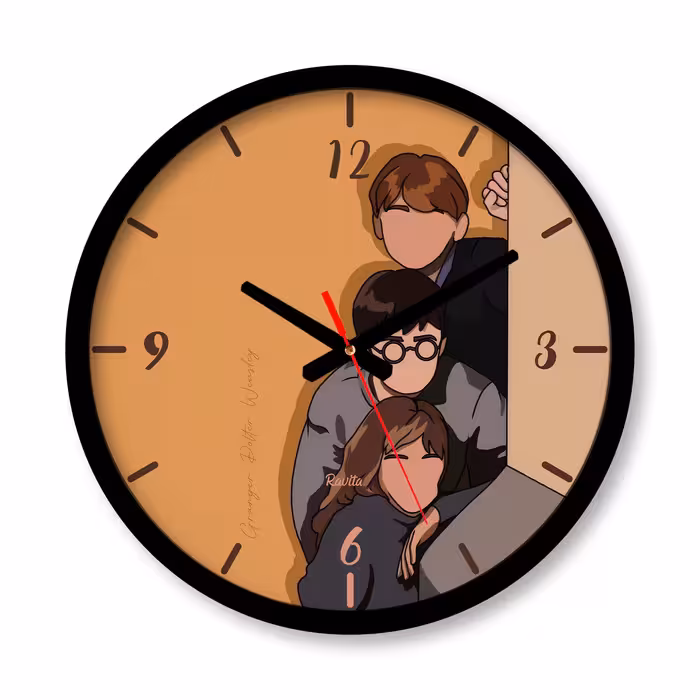 ساعت دیواری بزرگ راویتا طرح هری پاتر کد 3577