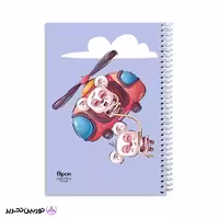 دفتر نقاشی 40 برگ وزیری فانتزی الیپون کد 04