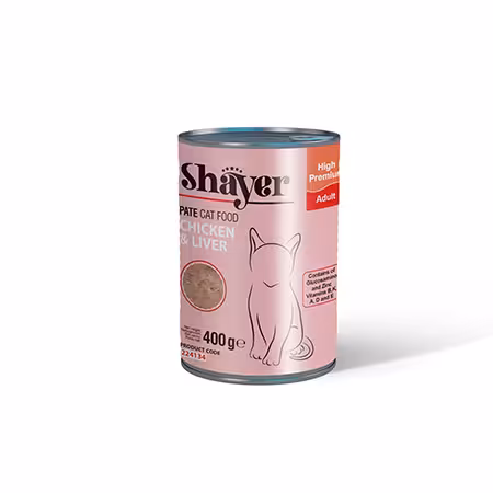 کنسرو گربه طعم مرغ و جگر