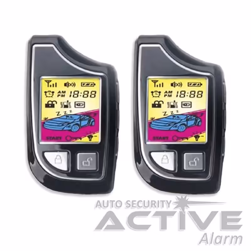 قیمت دزدگیر تصویری PLC اکتیو شارژی مدل HCD121 دو ریموت