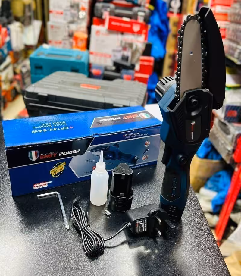 اره شارژی ایزی پاور 10 سانت دو باطری 14 ولتی مدل v14