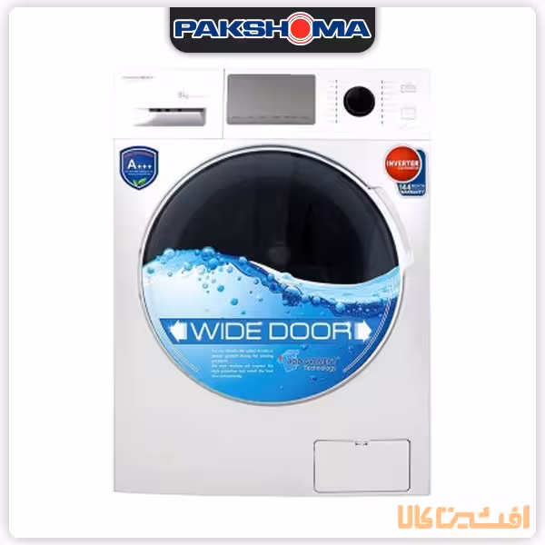 ماشین لباسشویی پاکشوما مدل WFI-83437 ظرفیت 8 کیلوگرم