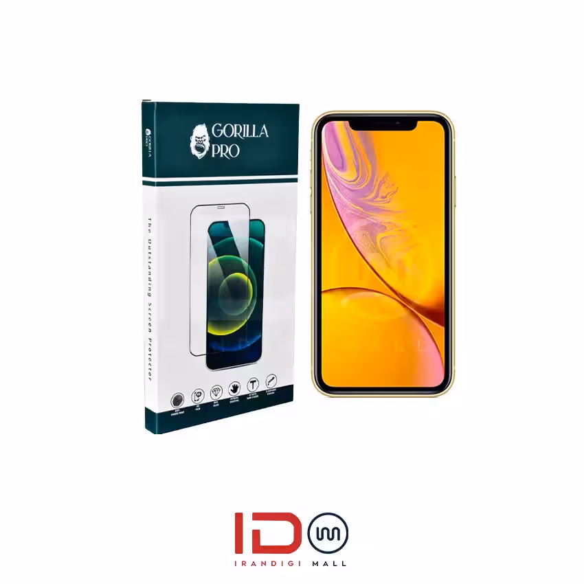گلس و محافظ هیدروژلی (شفاف) نمایشگر گوشی اپل مدل iPhone XR