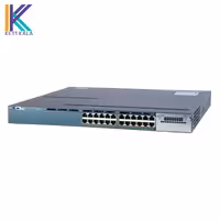 سوئیچ مدیریتی لایه 3 سیسکو 24 پورت WS-C3560X-24P-S
