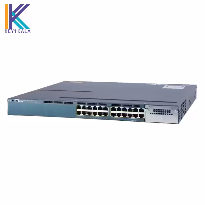سوئیچ مدیریتی لایه 3 سیسکو 24 پورت WS-C3560X-24P-S
