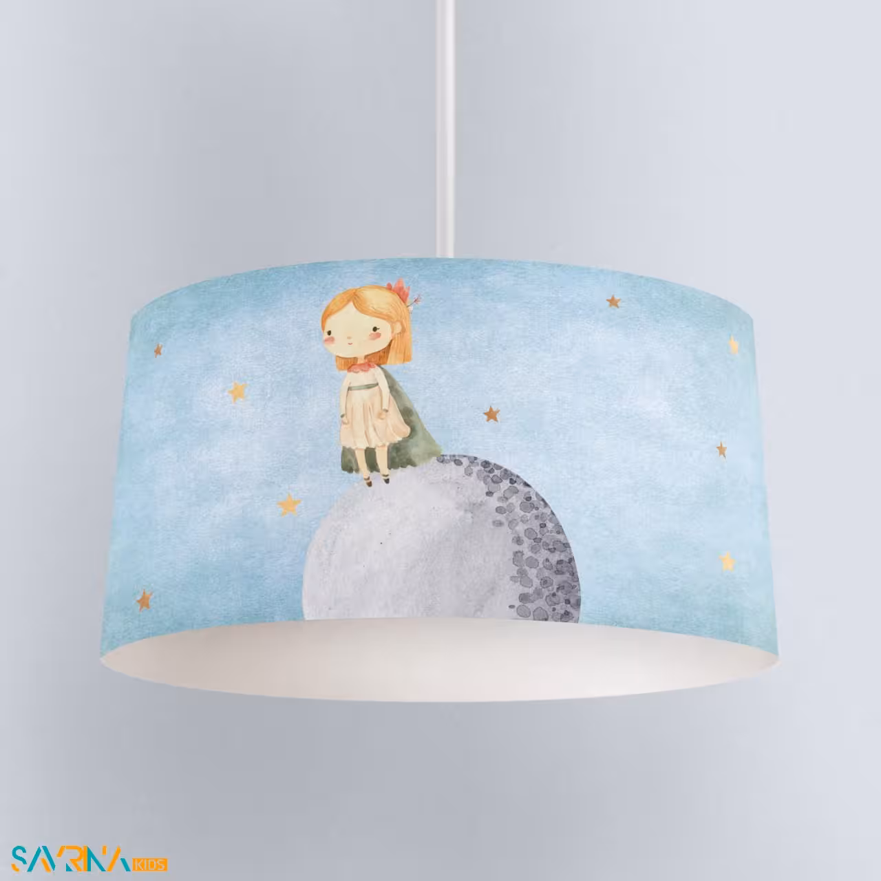 لوستر بچگانه طرح پرنسس روی ماه کد A3061