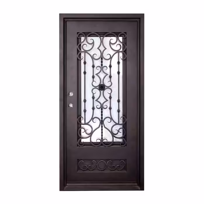 درب نفررو  آهنی ورودی ساختمان ویلایی کد 2074