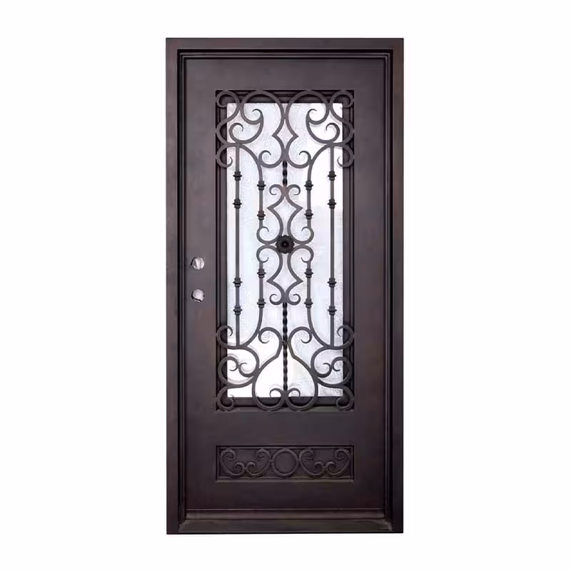 درب نفررو  آهنی ورودی ساختمان ویلایی کد 2074