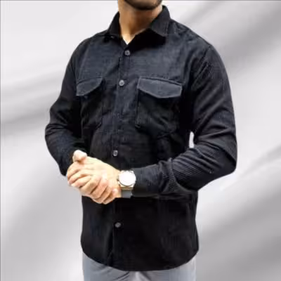 پیراهن مخملی مردانه کبریتی