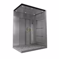 کابین آسانسور استیل نقره ای کد 10207