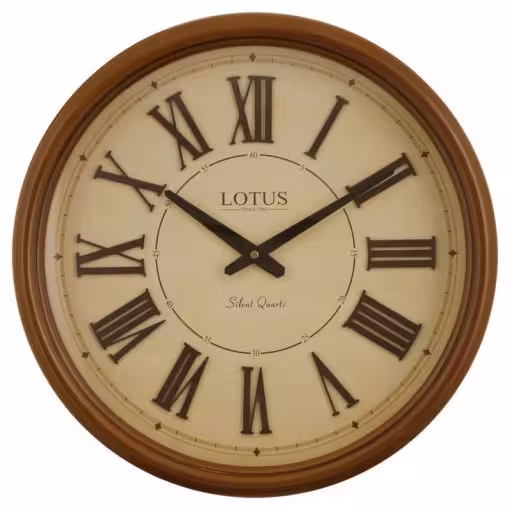 ساعت دیواری چوبی مدل BELLFLOWER کد W-357