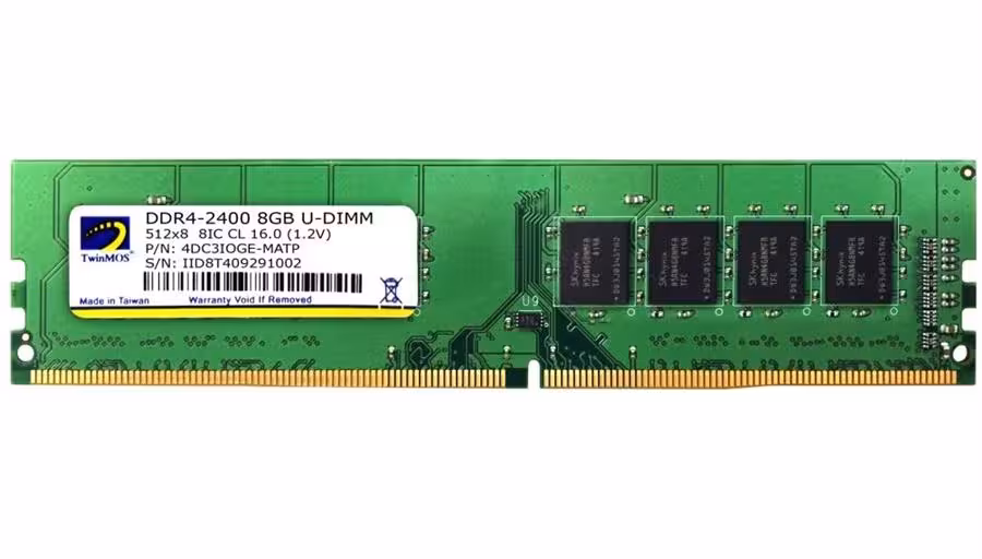 رم تک کاناله توینموس با حافظه 8 گیگابایت و فرکانس 2400 مگاهرتز