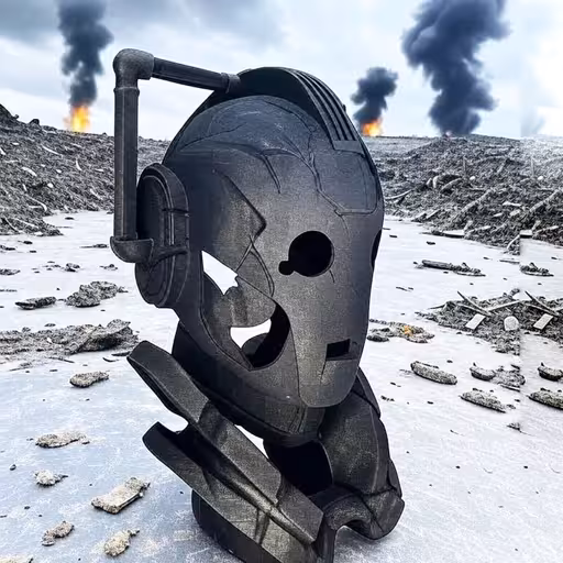 مجسمه مدل نقاب مرد آهنی