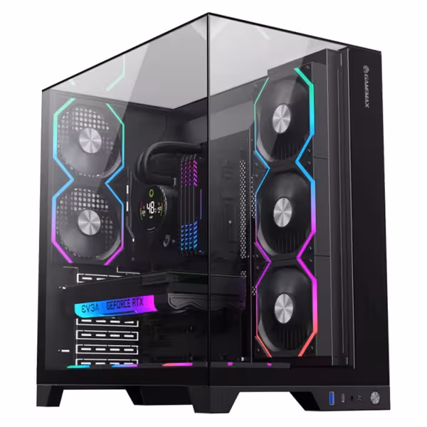 کیس کامپیوتر گیم مکس مدل Infinity Pro Black