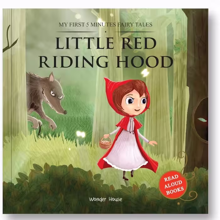 کتاب داستان Little red riding hood شنل قرمزی