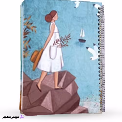 دفتر وزیری سیمی 100 برگ مجلد مستر نوت