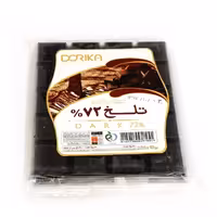 شکلات تخته ای تلخ 72% دریکا