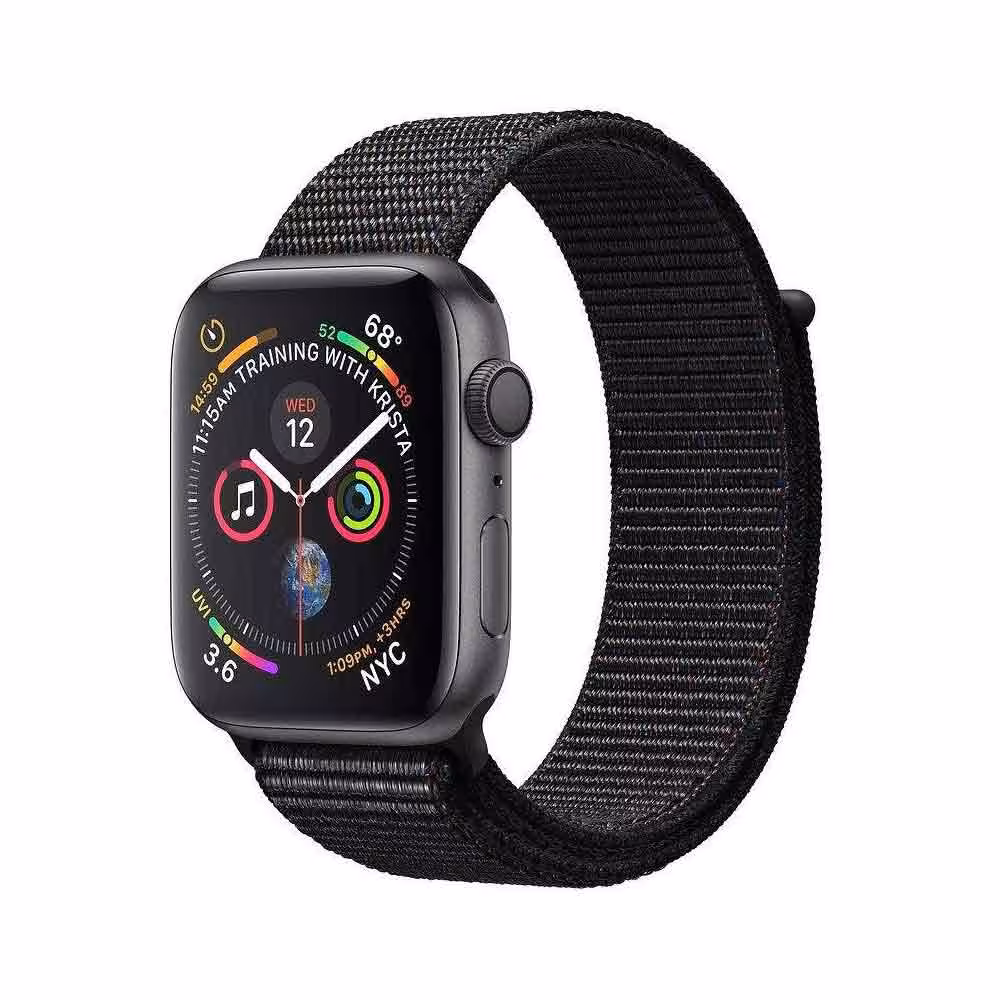 ساعت هوشمند اپل واچ سری 4 لوپ مشکی Apple Watch 40mm Gray Case Black Sport Loop