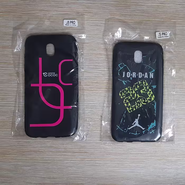 قاب سیلیکونی طرح دار کوکوک سامسونگ مدل j5 pro مناسب برای محافظت از پشت گوشی و خط خش