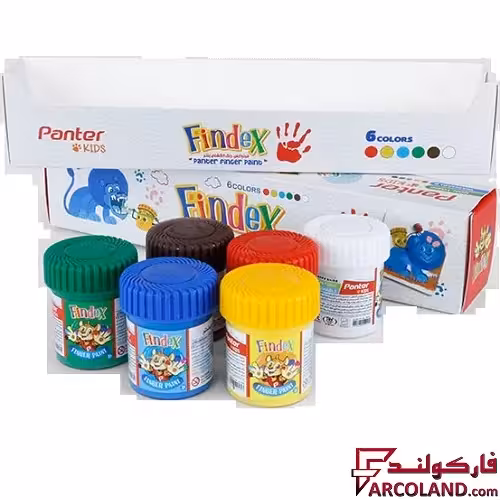 رنگ انگشتی 6 رنگ پنتر مدل فیندکس کد FP105
