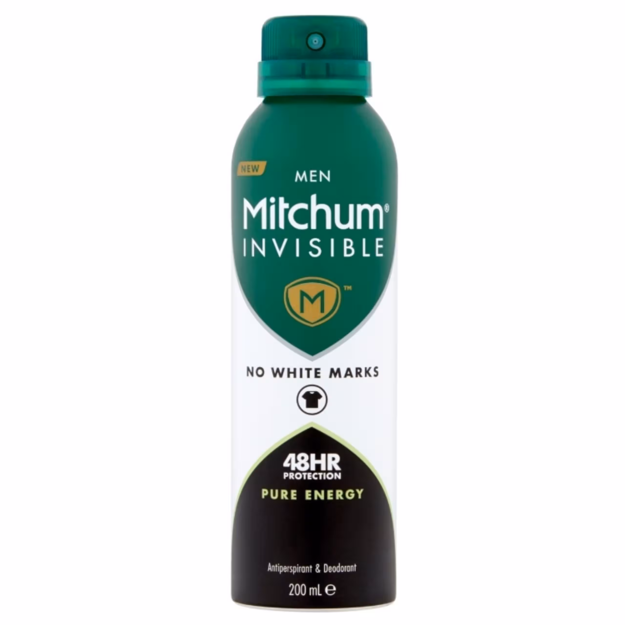 اسپری ضد تعریق مردانه میچام Pure Energy | محافظت 48 ساعته بدون لک | حجم 200 میل