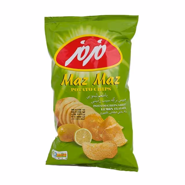 چیپس لیمویی مزمز 60 گرمی