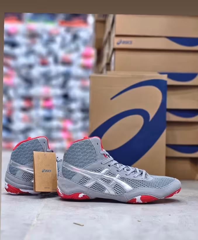 کتونی کشتی اسیکس مت بلیزر وارداتی ویتنام سایز 40 تا 45 تنوع در 4 رنگ جذاب ، فروش بصورت تک و عمده ، همراه با جعبه بارکد دار