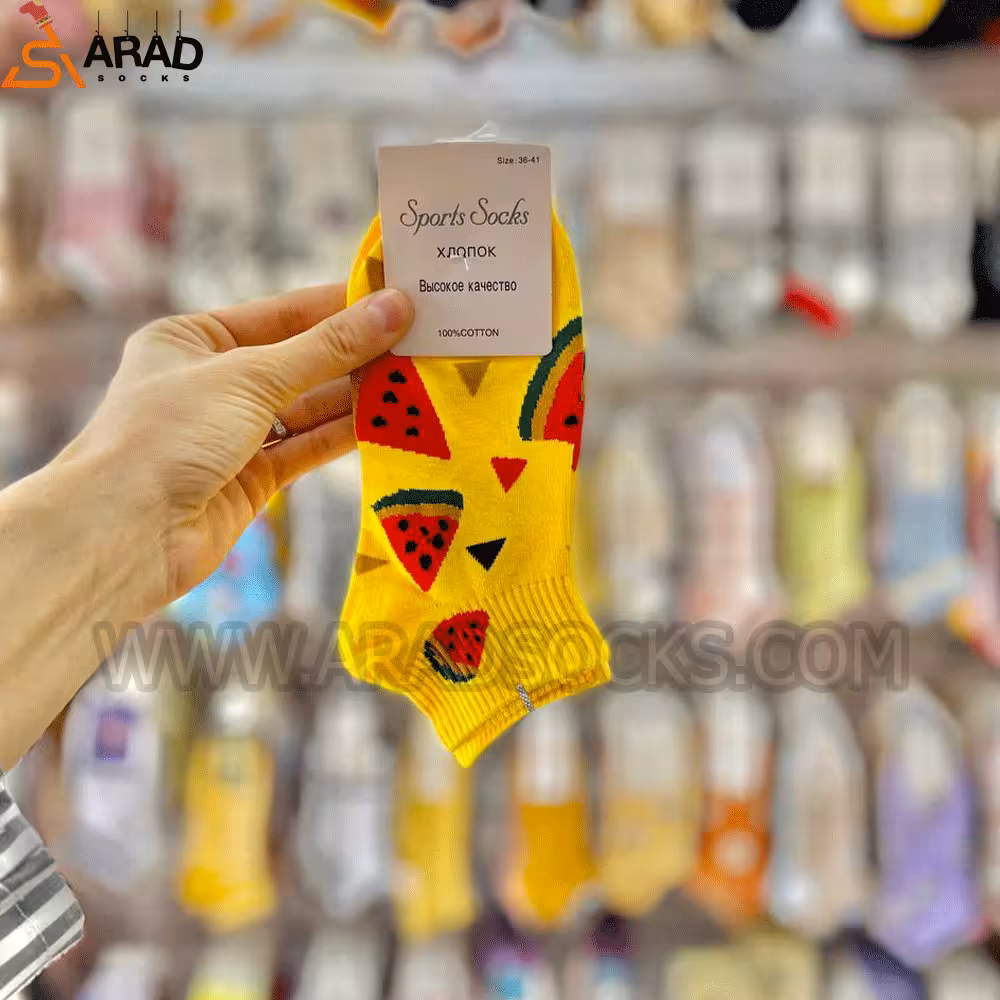 جوراب مچی طرح هندوانه
